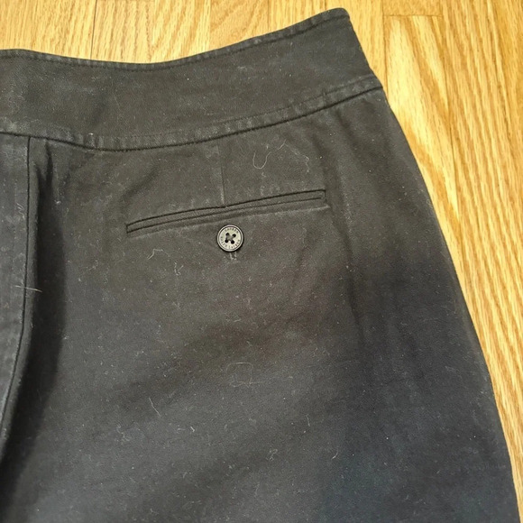 Lauren Ralph Lauren | Black Pants with Gold Tone Trim Side Buckle EUC  Size 10 - Picture 9 of 9